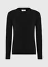 Black Soft Touch V-Neck Jumper - Small Image 4