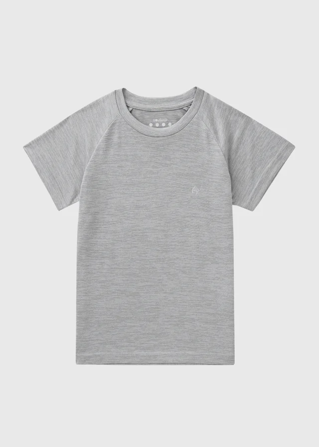 Souluxe Boys Grey Sports T-Shirt (7-15yrs)