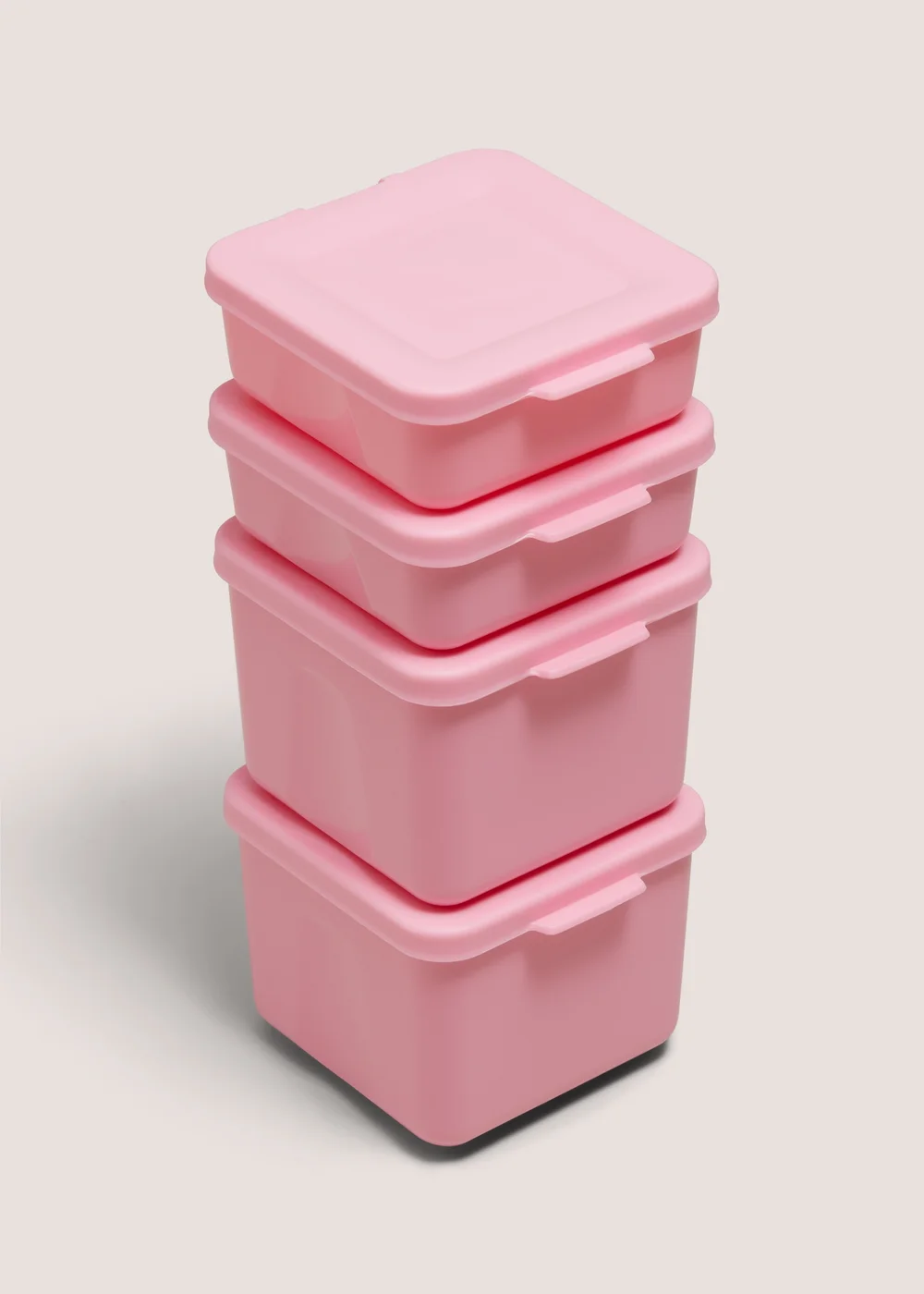 4 Pack Pink Snack Pots Image 1