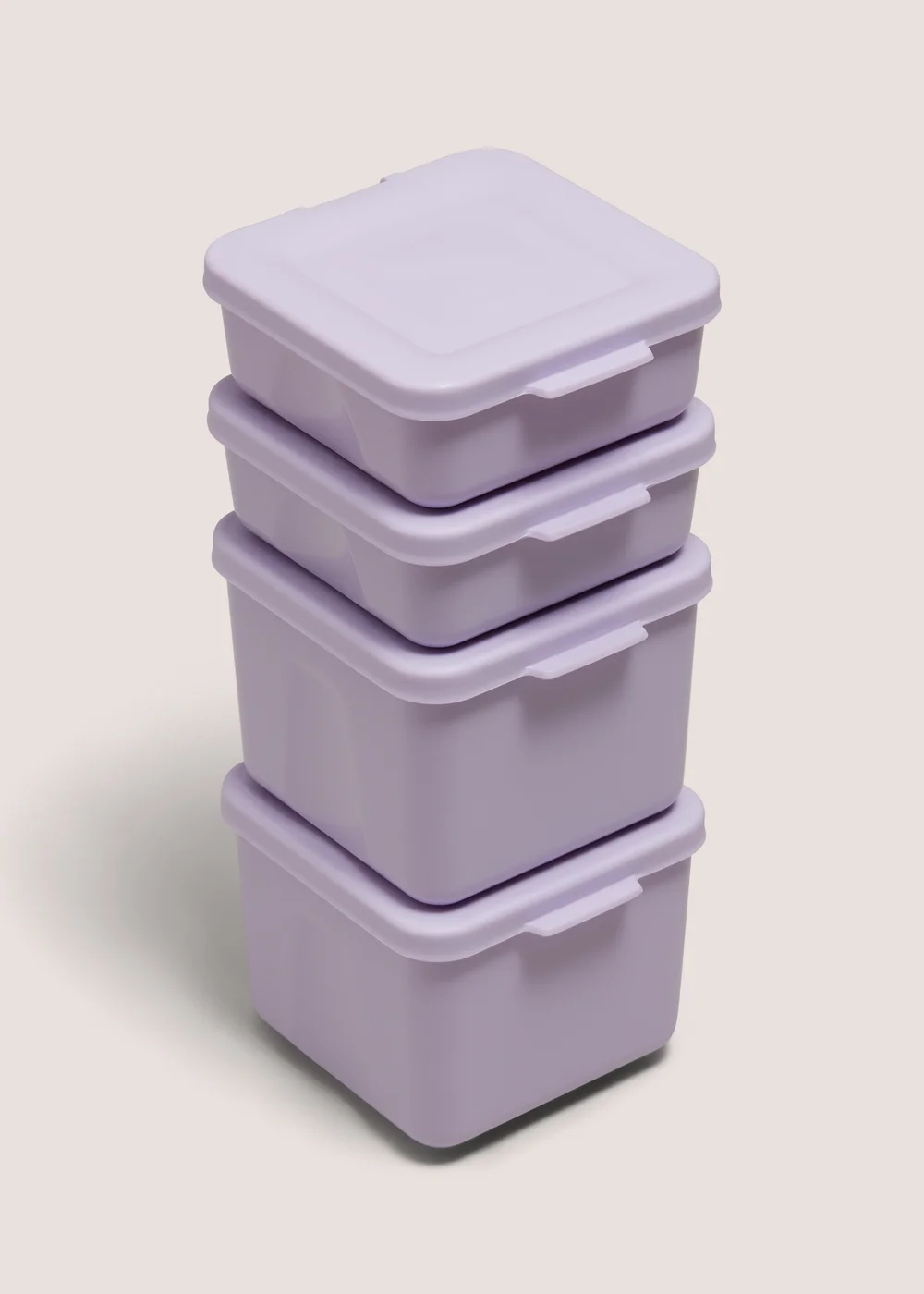 4 Pack Purple Snack Pots Image 1