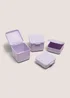 4 Pack Purple Snack Pots Image 2