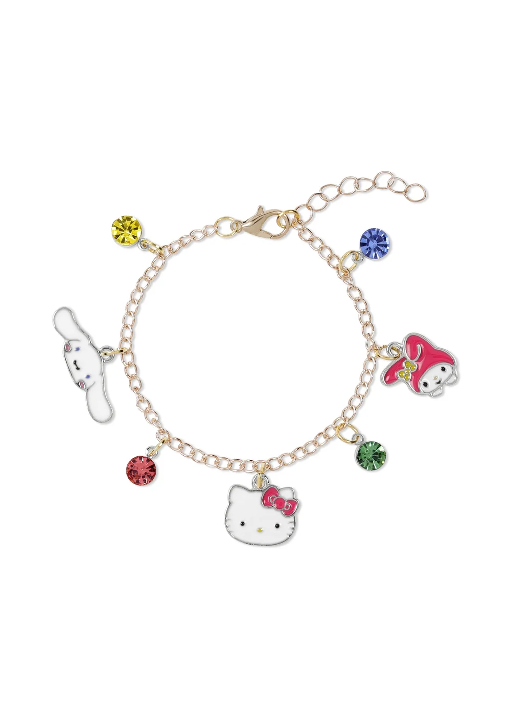 Hello Kitty Silver Charm Bracelet - One Size Image 1