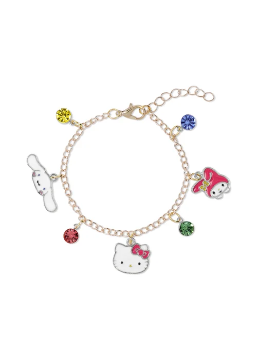 Hello Kitty Silver Charm Bracelet - One Size Image 1