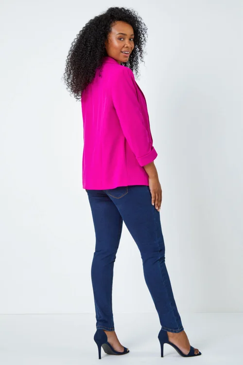 Roman Candy Pink Classic Stretch Blazer - 10 Image 4