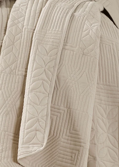 Catherine Lansfield Folkstone Geo 220x230cm Bedspread - One Size Image 2