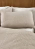 Catherine Lansfield Folkstone Geo Double Duvet Cover Set Natural - Single Image 2