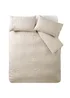 Catherine Lansfield Folkstone Geo Double Duvet Cover Set Natural - Single Image 4