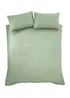 Catherine Lansfield Heatset Wave Duvet Cover Set Mint Green - Single Image 5