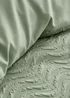 Catherine Lansfield Heatset Wave Duvet Cover Set Mint Green - Single Image 3
