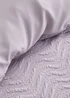 Catherine Lansfield Heatset Wave Duvet Cover Set Lilac - Single Image 3