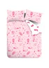 Sassy B Cowgirl Boot Reversible Duvet Cover Set Pink - Single Image 5