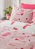 Sassy B Cowgirl Boot Reversible Duvet Cover Set Pink - Single Image 3
