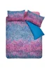 Catherine Lansfield Satin Animal Print Single Duvet Cover Set Teal - Single Image 4