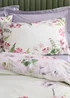RHS Serenity Garden Reversible 200 Thread Count Cotton Duvet Cover Set Lilac - Single Image 3