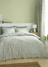 Catherine Lansfield Sorrel Leaf Reversible Duvet Cover Set Green - Single Image 2