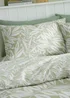 Catherine Lansfield Sorrel Leaf Reversible Duvet Cover Set Green - Single Image 3