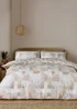 Catherine Lansfield Sloane Geo Reversible Super King Duvet Cover Set Natural - Single Image 1