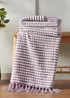 Catherine Lansfield Stab Stitch Blanket Throw (125x150cm) - One Size Image 1
