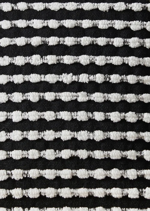 Catherine Lansfield Stab Stitch 43x43cm Cushion Black - 43W X 43D Image 4