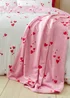 Catherine Lansfield Heart Cosy Fleece Oversized 200x240cm Blanket Throw Pink - One Size Image 3