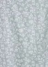 Catherine Lansfield Brooke Floral Lined Eyelet Curtains Duck egg Blue - 46W X 54D (117x137cm) Image 3