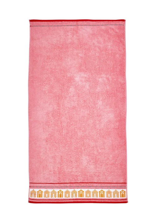 Catherine Lansfield Beach Huts Cotton Extra Large Beach Towel - One Size Image 4