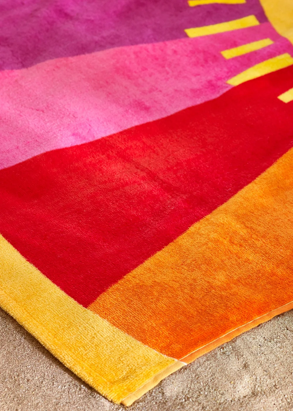 Catherine Lansfield Hello Summer Cotton Beach Towel - One Size Image 2