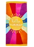 Catherine Lansfield Hello Summer Cotton Beach Towel - One Size Image 3