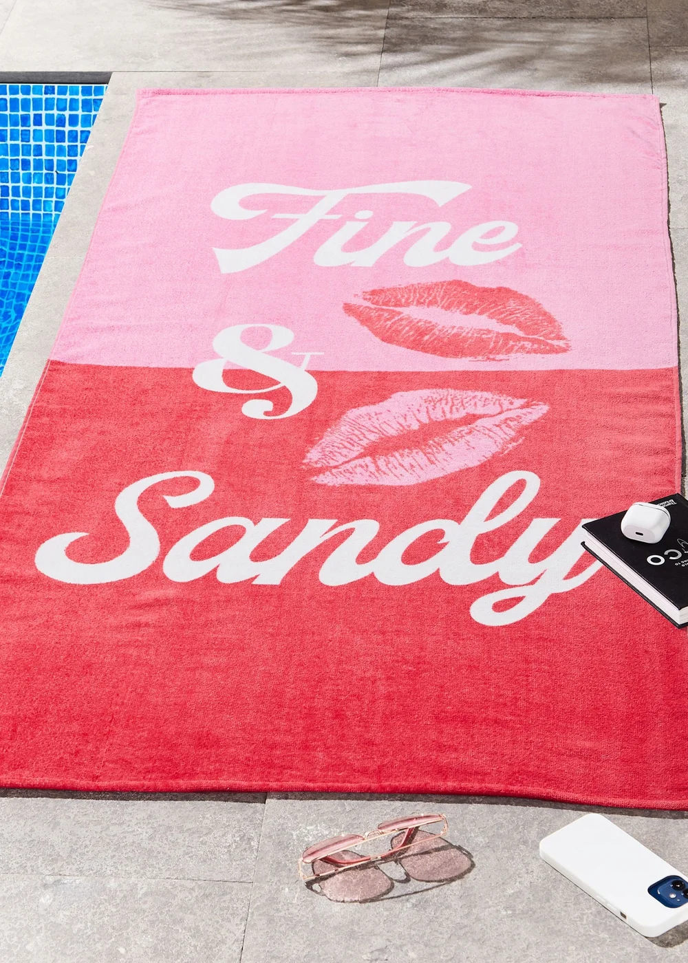 Sassy B Fine and Sandy Cotton Beach Towel - One Size Image 1