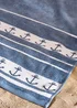 Catherine Lansfield Anchors Cotton Extra Large Beach Towel - One Size Image 2