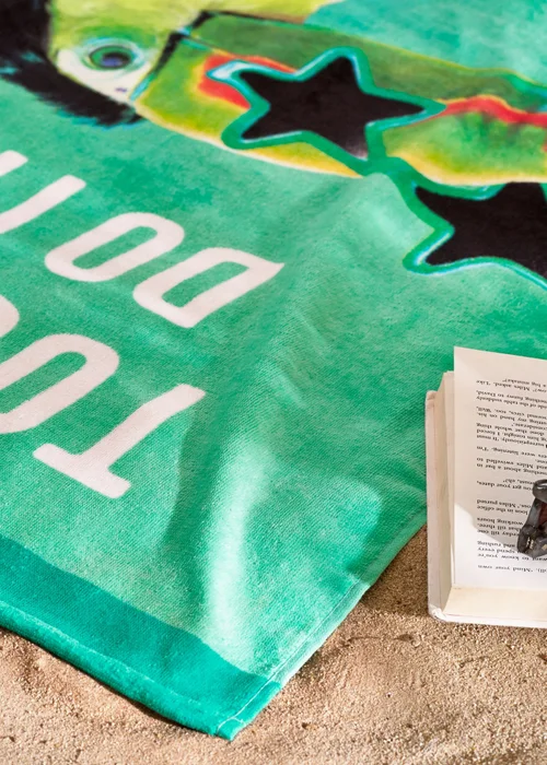 Catherine Lansfield Toucan Do It Cotton Beach Towel - One Size Image 2