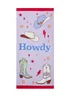 Sassy B Howdy Cowgirl Cotton Beach Towel - One Size Image 3