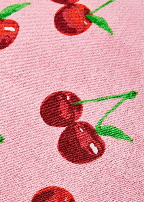Catherine Lansfield Cherries Cotton Beach Sun Lounger Towel - One Size Image 4