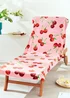 Catherine Lansfield Cherries Cotton Beach Sun Lounger Towel - One Size Image 1