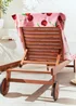 Catherine Lansfield Cherries Cotton Beach Sun Lounger Towel - One Size Image 3