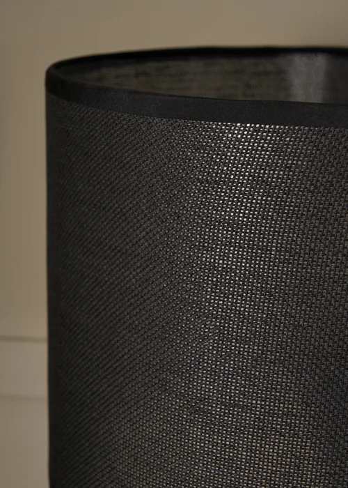 BHS Wych Marble Base Floor Lamp Black (150cm x 35cm) - One Size Image 4