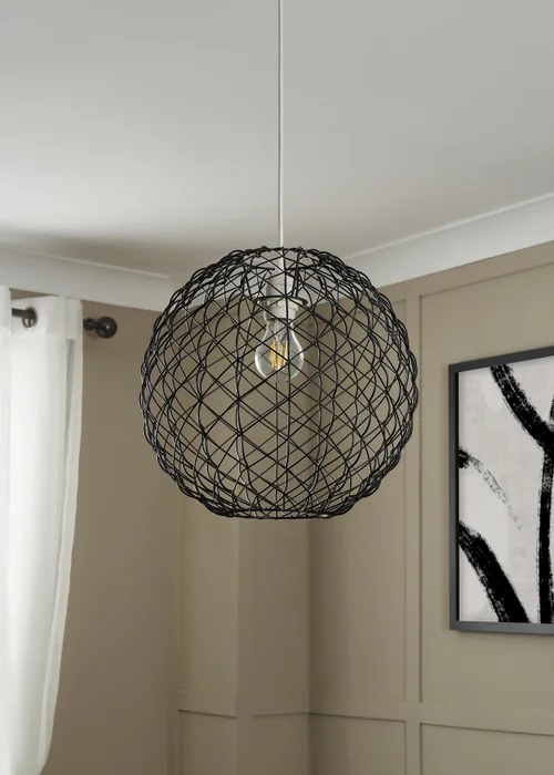 BHS Ecton Wire Ball Easyfit Black (31cm x 34cm) - One Size Image 2