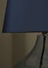 BHS Elder Glass Table Lamp Blue (33cm x 24cm) - One Size Image 4