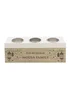 Personalised Memento Company Brown Eid & Ramadan Triple Tea Light Box - One Size Image 1