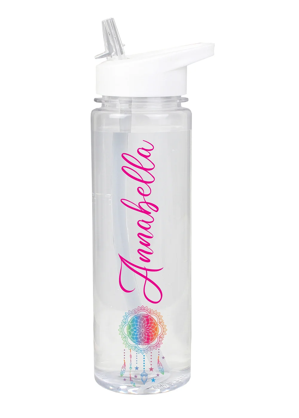 Personalised Memento Company Clear Dream Catcher Water Bottle - One Size Image 1