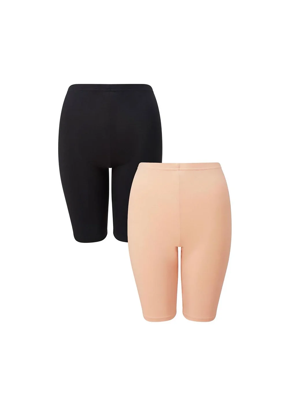 Cotton Traders Multi 2 Pack Cotton-Rich Longer Length Shorts - 22 Image 1