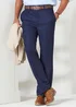 Cotton Traders French Navy Flat Front Supreme Easy-Care Trousers - 48/L27 Image 4
