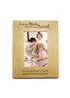 Personalised Memento Company 'First My Mum Forever My Friend' 6x4 Oak Finish Photo Frame - One Size Image 1