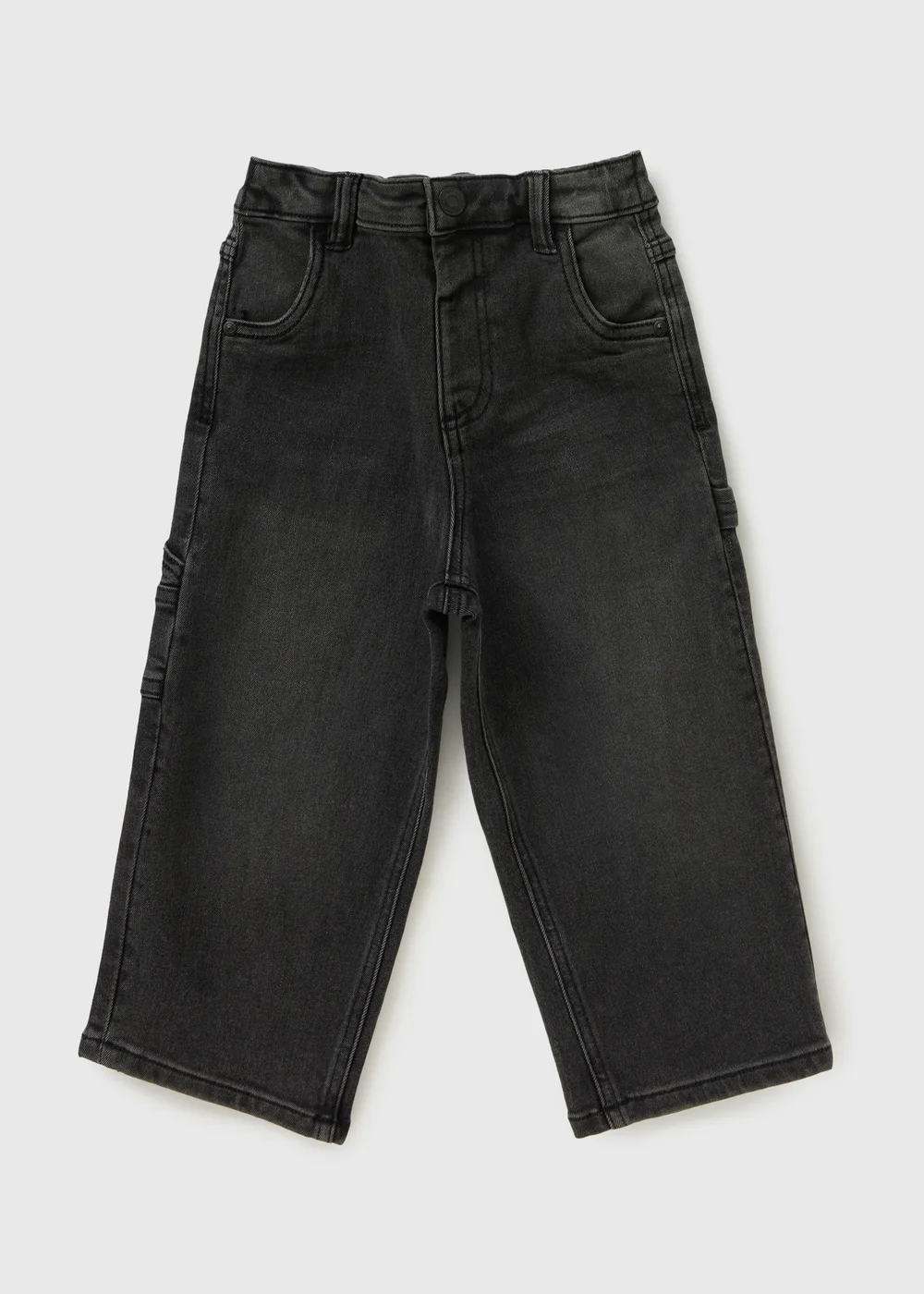 Boys Grey Carpenter Jeans (1-7yrs) - 1 to 1 half years Image 1