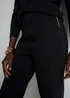 Et Vous Black Bengaline Trousers - Size 8 Image 2