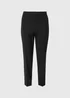 Et Vous Black Bengaline Trousers - Size 8 Image 4