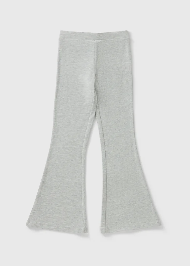Girls Grey Flared Leggings (7-15yrs)