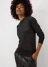Black Soft Lurex Jumper - 8 Image 1