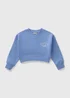 Girls Blue V-Neck Sweatshirt (7-15yrs) - 15 Yrs Image 1
