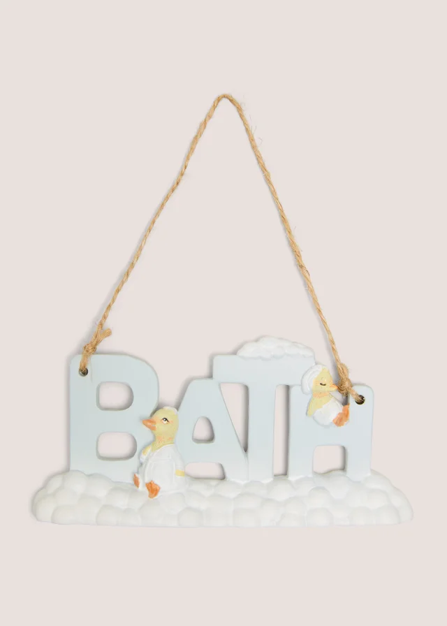 Bath Duck Hanging Sign